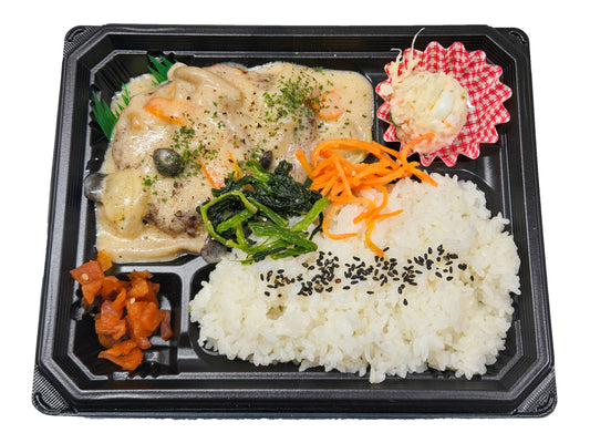 国産合い挽きハンバーグのクリーム煮