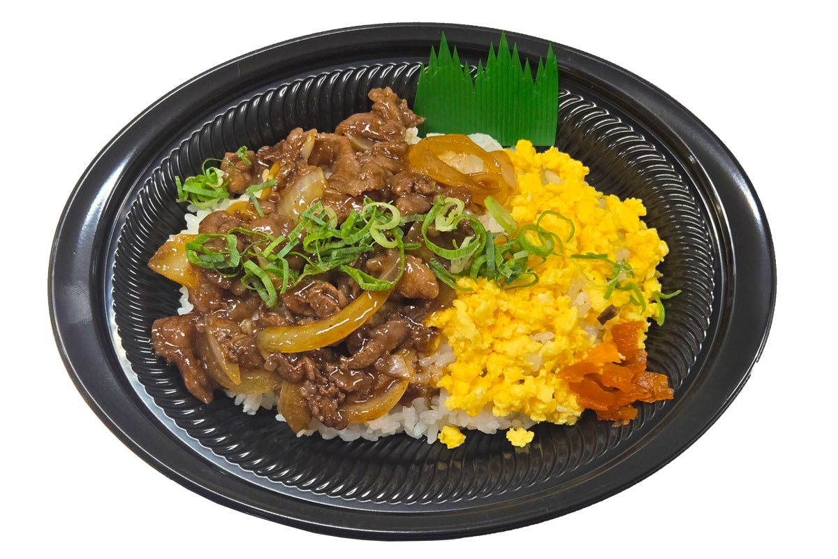 特製たれの絡んだビーフ弁当